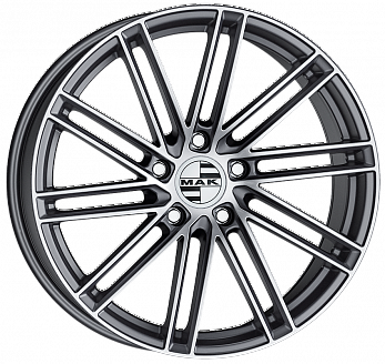 Диск MAK Leipzig-D 10,5x20 5x130 ET64 71,6 Gun Met-Mirror Face (F0520LZQM64KY5)