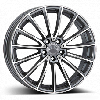 Диск MAK Komet 7,5x17 5x112 ET48 DIA 66,6 Gun Metallic Mirror Face