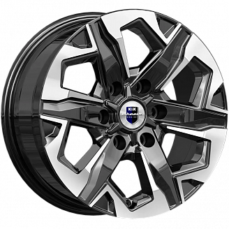Диск K&K Тейт (KC1050-01) 7,5x17 6x139,7 ET25 DIA 106,1 Алмаз черный
