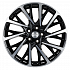 Диск KHW 1804 7,5x18 5x114,3 ET45 60,1 Black-FP (Toyota Camry) (Цилиндр)