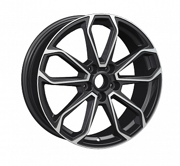 Диск KHW 1816  7x18 5x114,3 ET48,5 67,1 Black-FP (Kia Sportage)