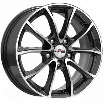 Диск iFree Джет (KC914-00) 6,5x16 5x112 ET43 DIA 57,1 Блэк джек