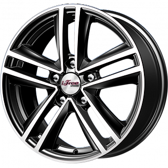 Диск iFree Катар (KC885-04) 6,5x16 5x114,3 ET45 DIA 60,1 Блэк джек